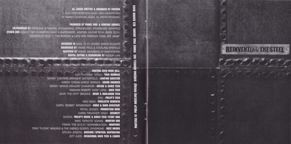 Pantera. Reinventing The Steel (CD)