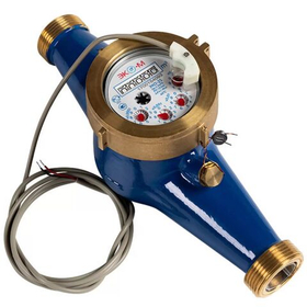 Счётчик холодной воды, иммпульсный, многоструйный, антимагнитный, Ду25-50, Экомера, Эко-М ЭХИ