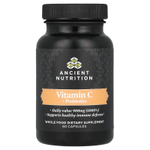 Ancient Nutrition, витамин C с пробиотиками, 60 капсул