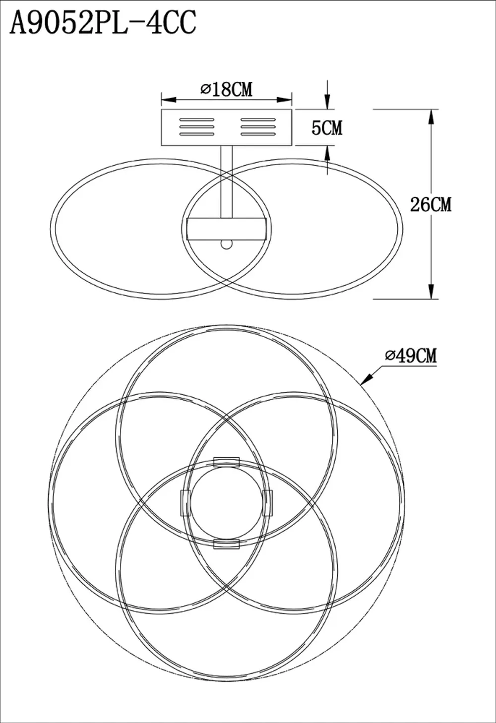 Потолочная люстра Arte Lamp ORBIT