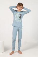 Пижама для мальчика Колор-2 Виотекс СЕРЫЙ