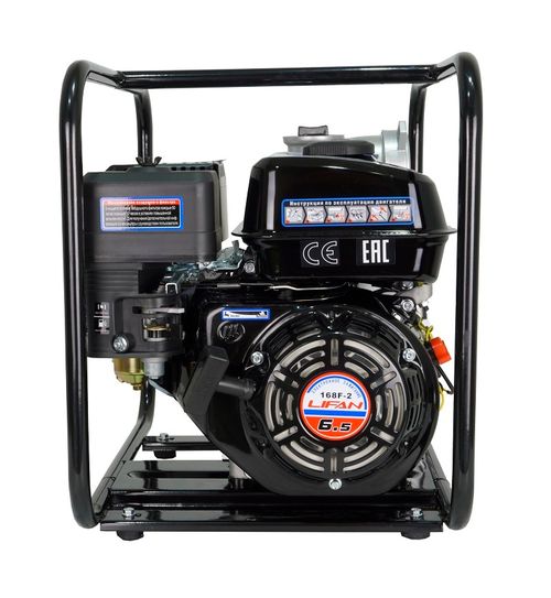 Мотопомпа бензиновая Lifan 80ZB30-4.8Q - для чистой воды [80 мм | 48 м³/ч | 800 л/мин]