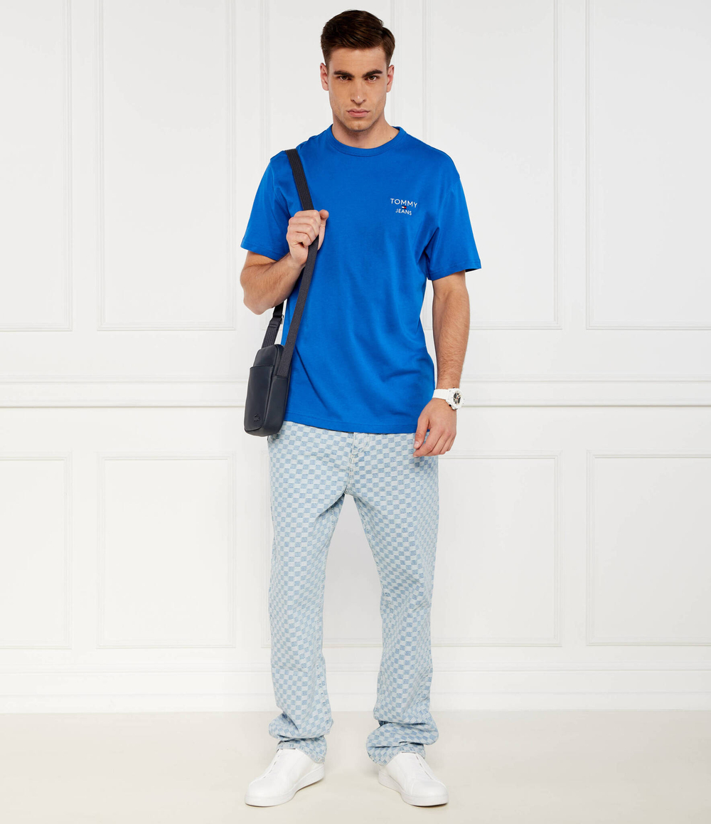 Футболка Tommy Jeans - голубой(DM0DM18872)