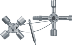 Ключ Navigator 95 764 NHT-Eck-13 для электрошкафов, 13 профилей, бита SL7/PH2