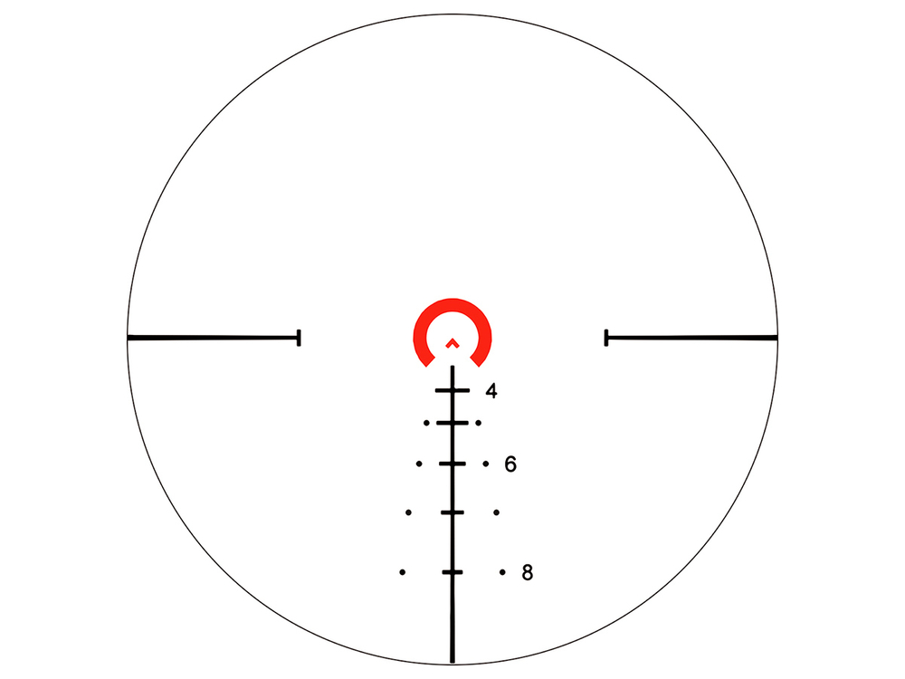 Прицел Vector Optics Continental 34mm 1-6x28 FFP, VCT-BNW (MIL), подсветка красная, 34мм, 0.1 MIL, IP67, 650г