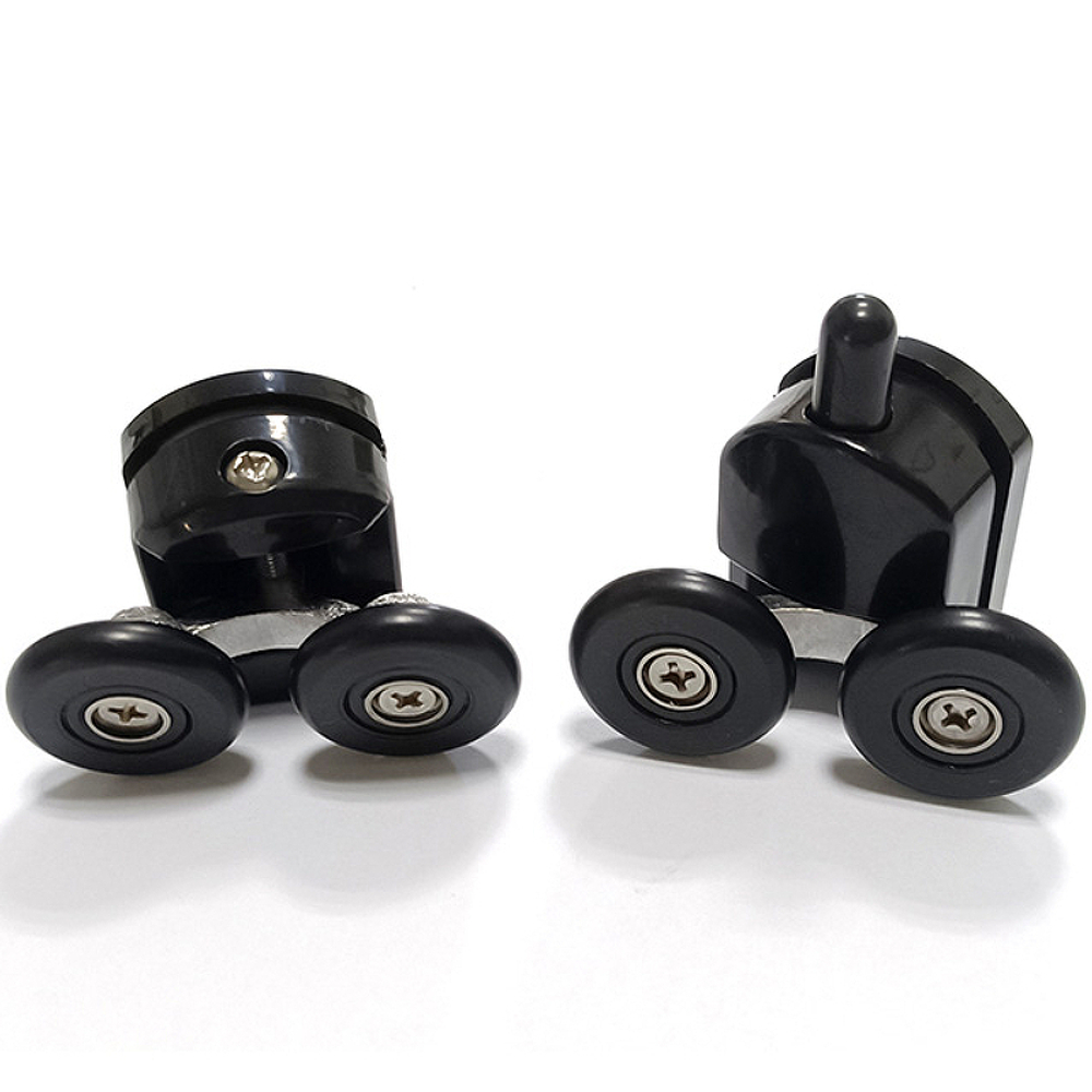 Душевой уголок Abber Schwarzer Diamant 130x80 AG30130B5-S80B5 профиль Черный стекло прозрачное