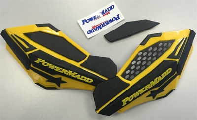 Ветровые щитки для квадроцикла "PowerMadd" Серия Sentinel, желтый/черный