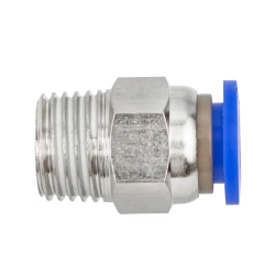 Фитинг для пластиковых трубок 8мм с наружной резьбой 1/4'' RockForce##Rock FORCE RF-SPC08-02