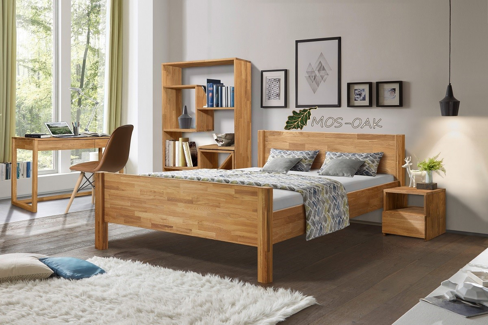 Стеллаж из массива дуба Ланс-2