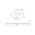 Профиль соединительный для ёмкостей, цвет темно-серый
