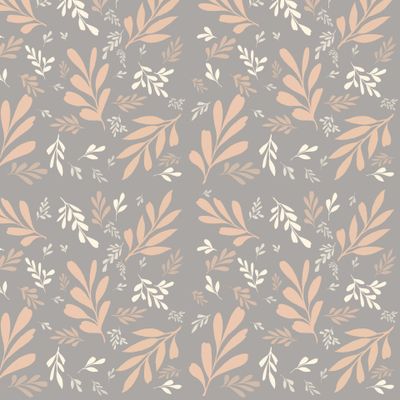 Листья на сером фоне