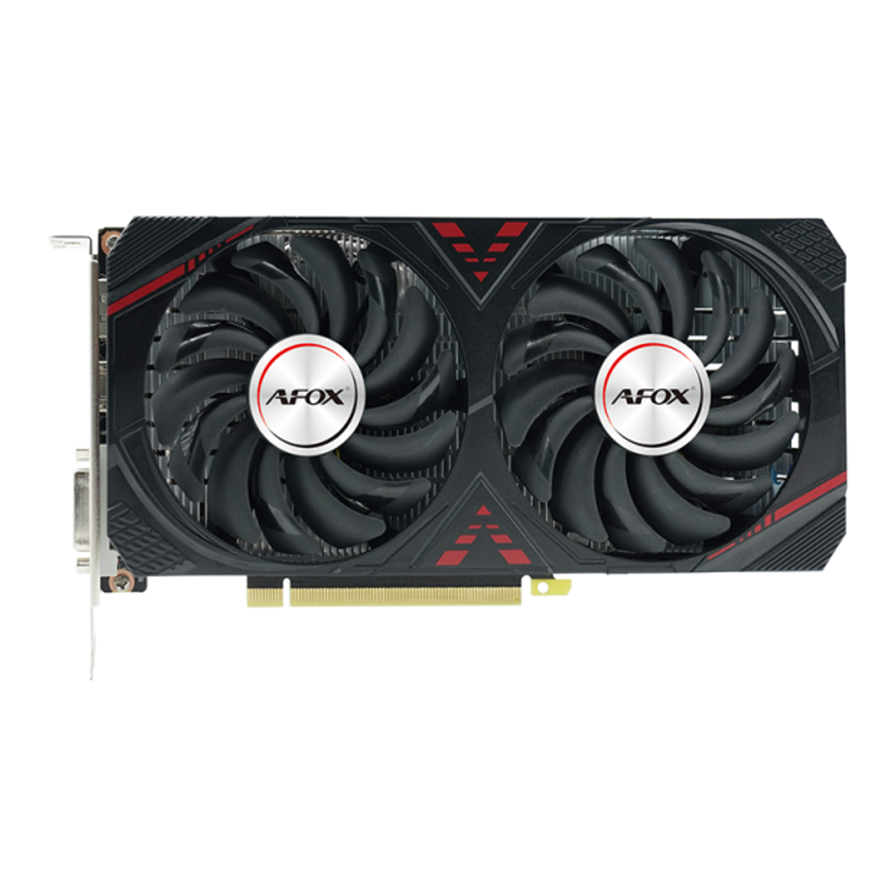 Видеокарта AFOX NVIDIA GeForce RTX3050, 8Гб GDDR6, 128 бит, Retail, PCIe4.0, 2xFAN, 2-SLOT, 90Вт, HDMI, DVI, DP (AF3050-8GD6H5)