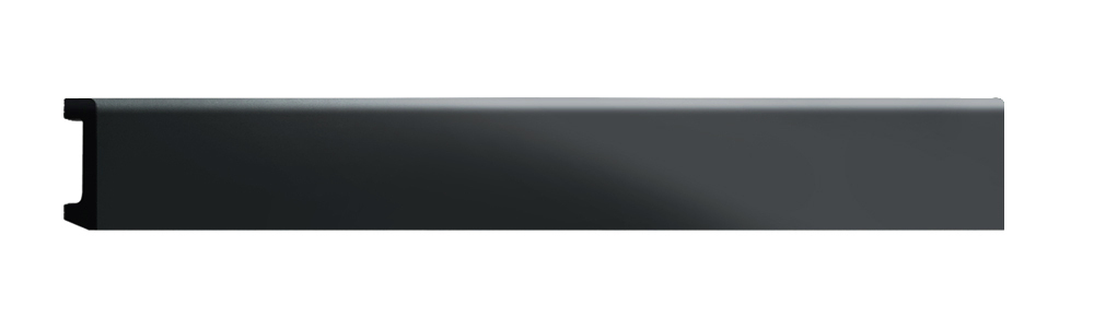 Плинтус напольный Decomaster ECO LINE D234-112G 58х16х2400мм