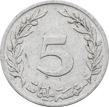 5 миллимов 1960 Тунис