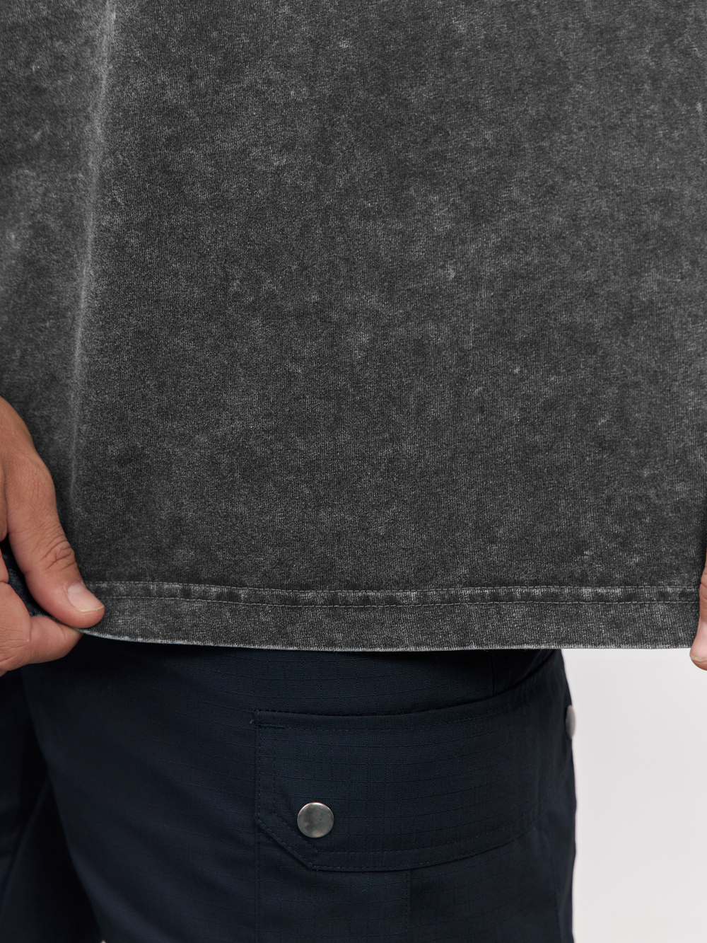 Футболка garment dyed (хаки)