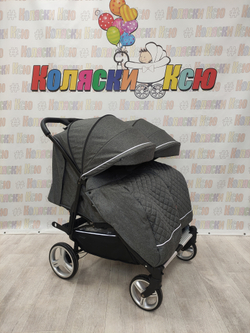 Коляска для двойни CARRELLO  Connect CRL-5502 Rock Grey