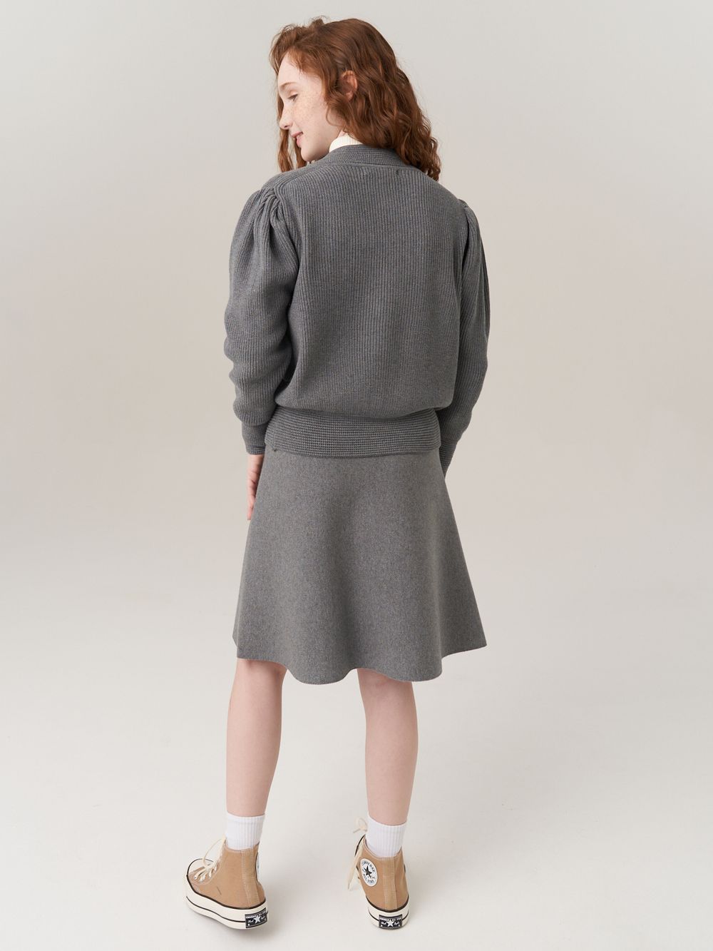 Кардиган для девочки AT1058 серый