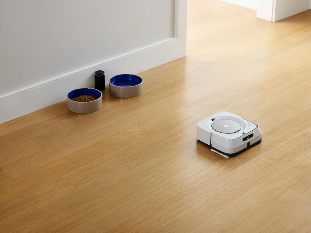 Робот-пылесос iRobot Braava Jet m6, 50Вт, белый/белый [m613840rnd]