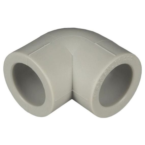 Угольник TEBO сер. PP-R 90 град. 75 (2/20), арт. 031030108