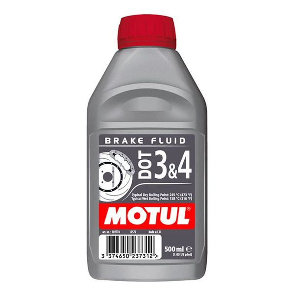 Тормозная жидкость Motul DOT 3 &amp; 4 Brake Fluid 1 литр