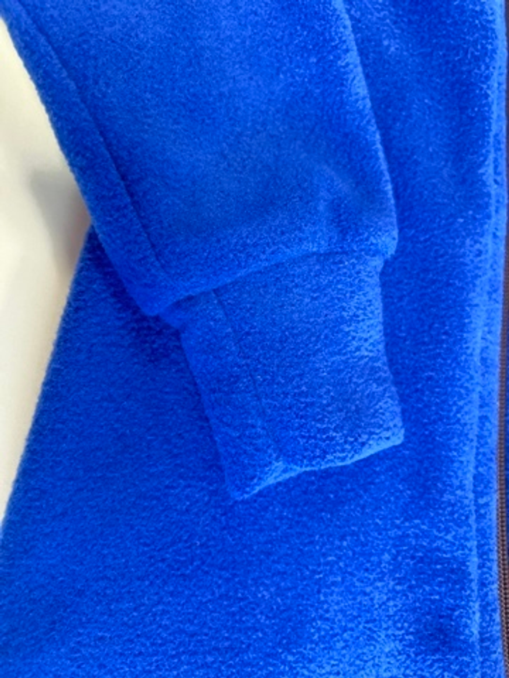 Комбинезон флисовый синий на молнии