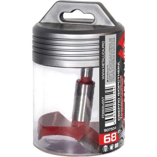 Сверло Форстнера твердосплавное METALLICA Ultra 68x85/55 мм, по дереву   907504