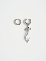 Серьги "Cramp Fish" Silver