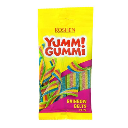 Мармелад Yumm! Gummi Rainbow Belts 70 гр