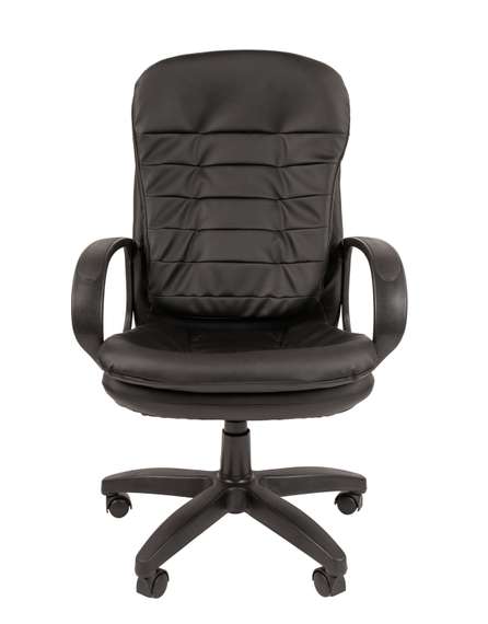 Офисное кресло   Стандарт СТ-95 Россия экокожа черн.