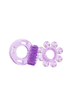 Набор из двух фиолетовых эрекционных колец Optimus (Цвет: фиолетовый)