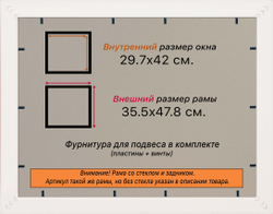 Рамка 29,7x42 для постера и фотографий