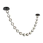 Подвесной светильник OD2437A-16 pearl black/smoke