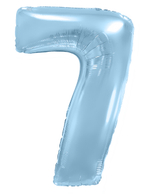 Шар Цифра Голубая