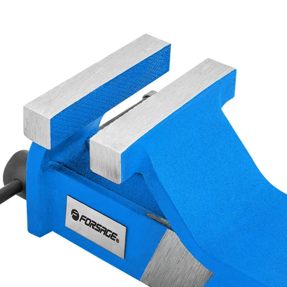 Тиски стальные с наковальней 3''-80мм Forsage F-6540703