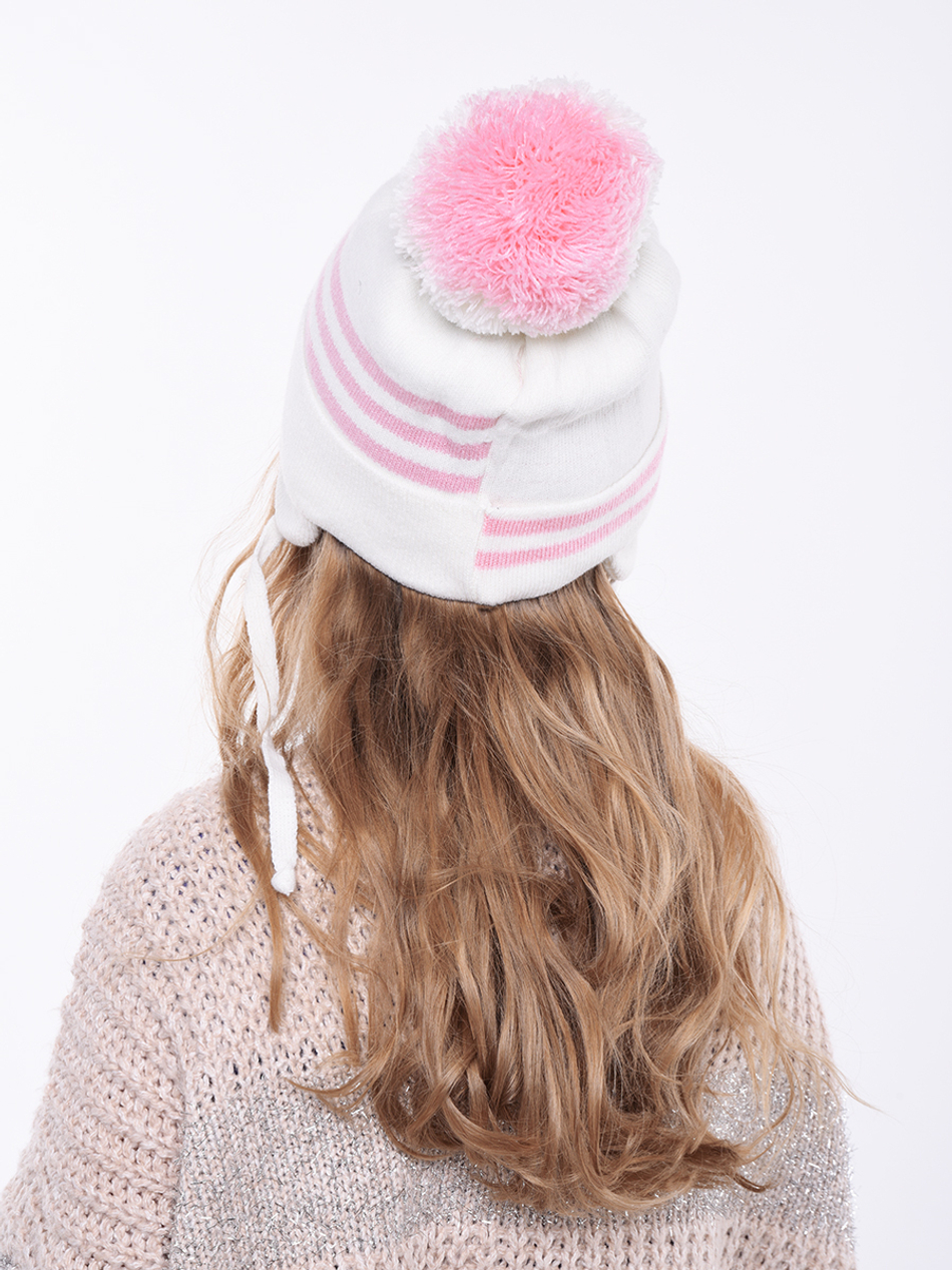 Шапка для девочки на иск. меху