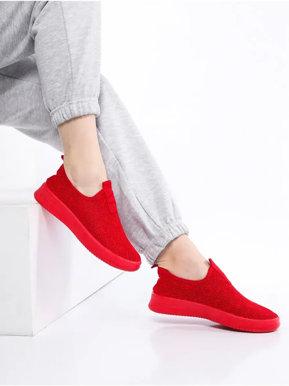 Слипоны летние текстильные