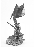 Оловянная миниатюра Свобода на баррикадах