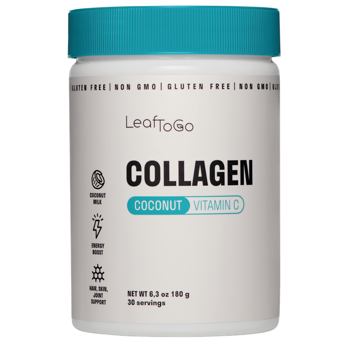 Коллаген &quot;Кокос&quot;, Collagen coconut, Leaf To Go, 180 г