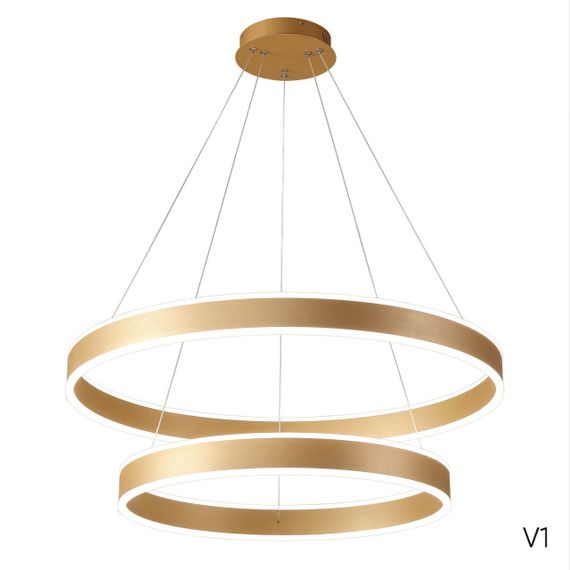 Подвесной светодиодный светильник Crystal Lux MUCHOS SP123W LED GOLD