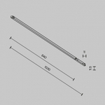 Накладной светильник Maytoni Technical Basis TR240-4-18WTW-DD2-B