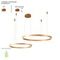 Подвесной светодиодный светильник Crystal Lux MUCHOS SP123W LED GOLD