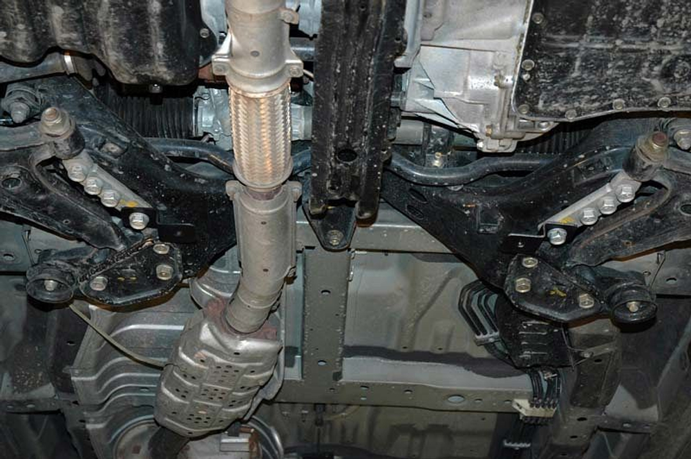 Защита картера и КПП Sheriff для Nissan Expert (W11) 1999-2007 арт.15.1243