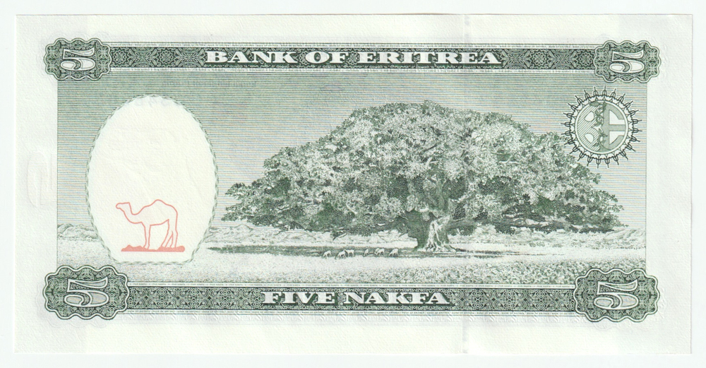 Eritrea, 5 Nakfa, 1997, UNC