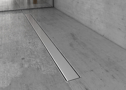 Душевой лоток CK DRAIN AQCP11-60 Plain 60 см, щелевая  решетка из нержавеющей стали, с рамкой