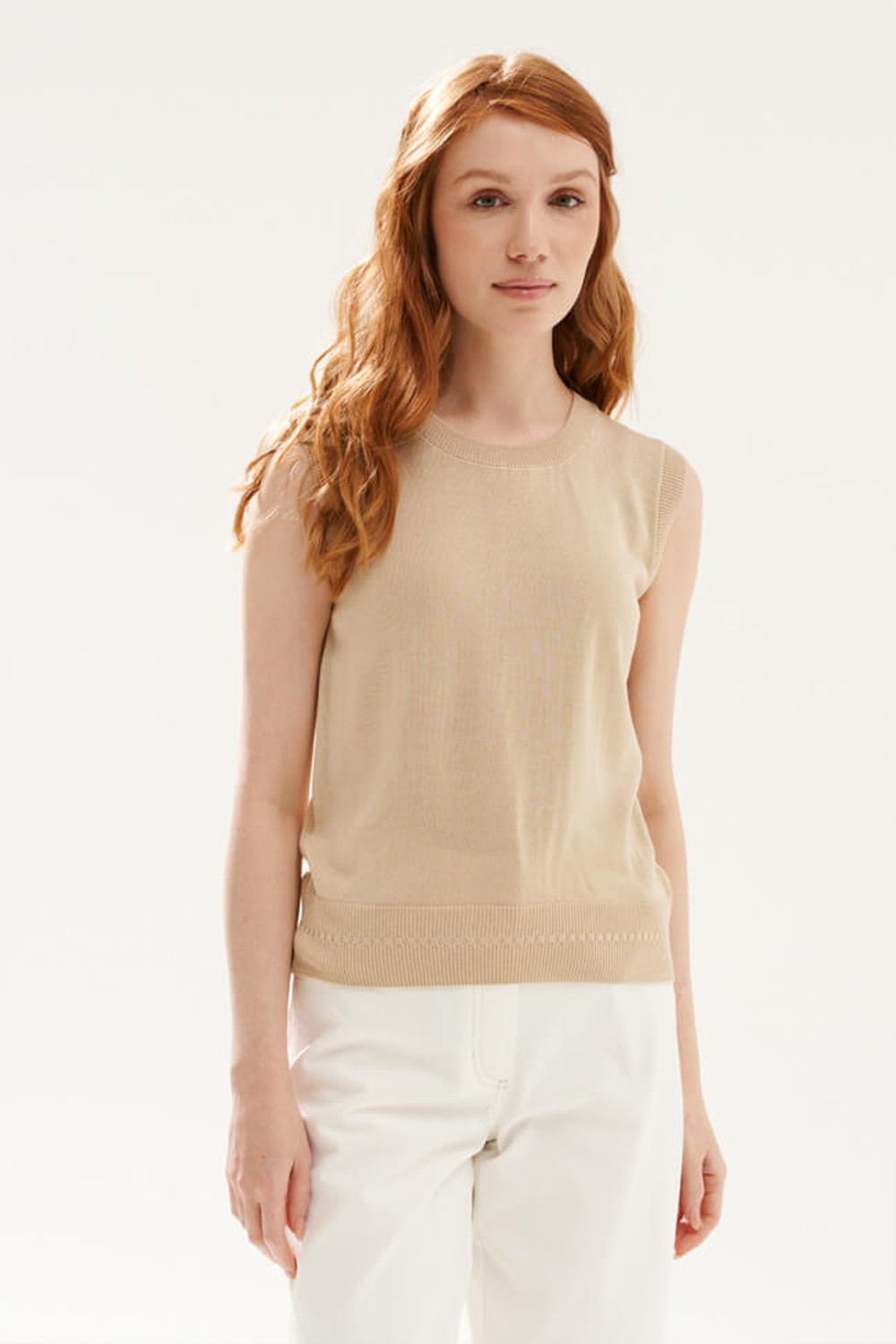 23535 Джемпер женский (бежевый)