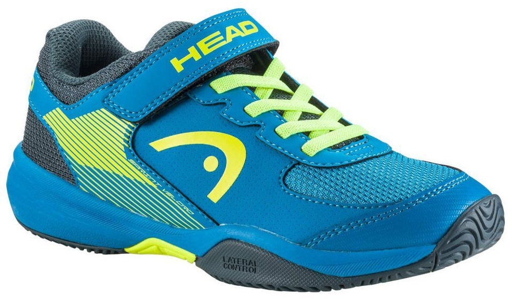 детские Кроссовки теннисные Head Sprint Velcro 3.0 Kids - blue/yellow