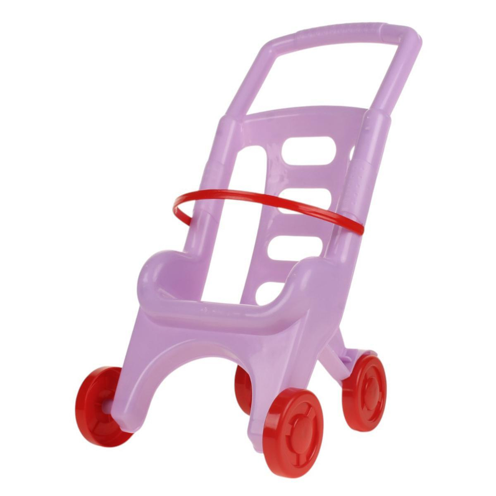 Коляска пластмассовая, фиолетовая RRB-113 (32*28*48 см)