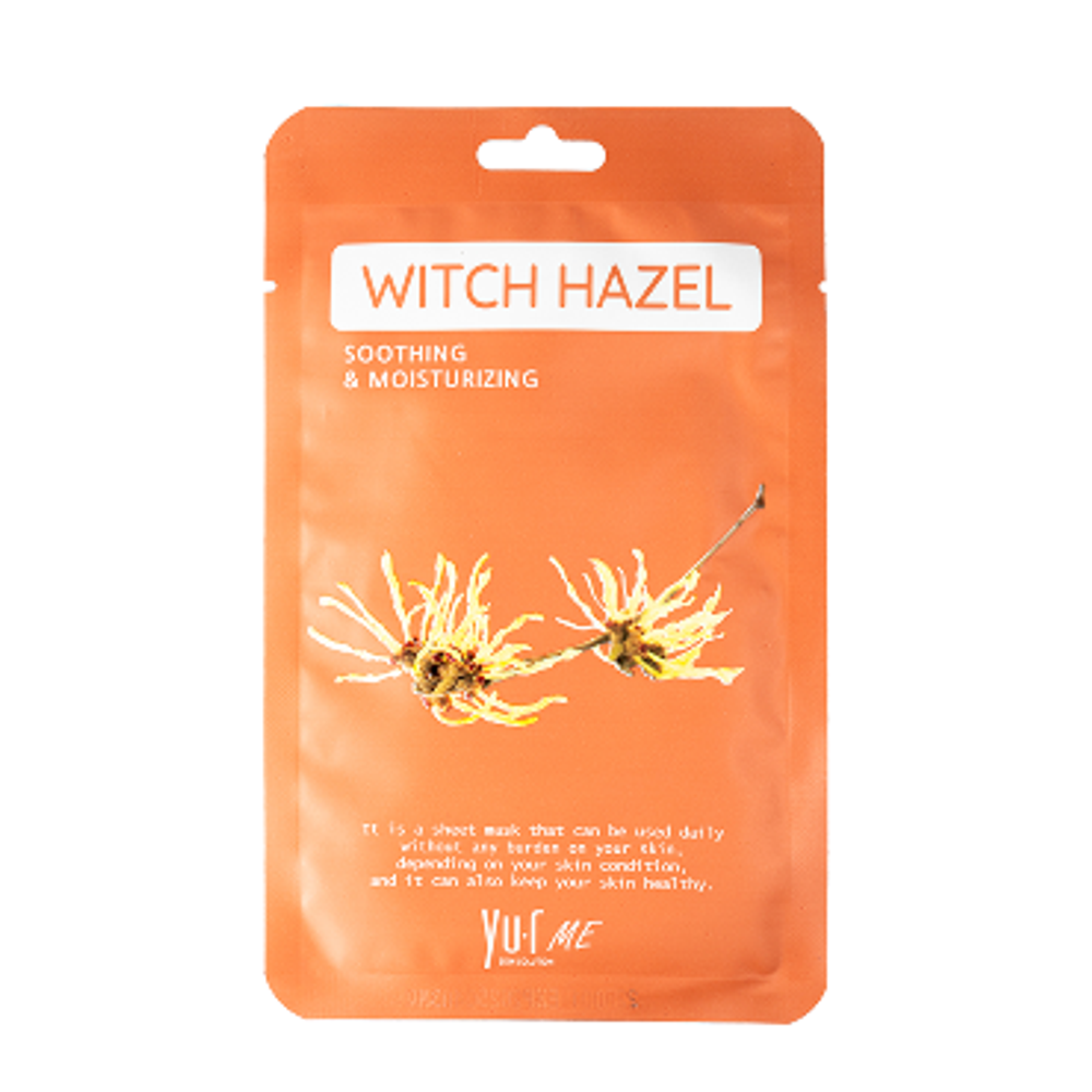 YU.RME Тканевая маска для лица с экстрактом гамамелиса | Yu.r Me Witch Hazel Sheet Mask