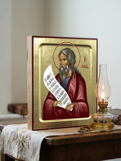 Икона Иоиль, пророк на дереве: 125 х 160 (Синопсисъ)