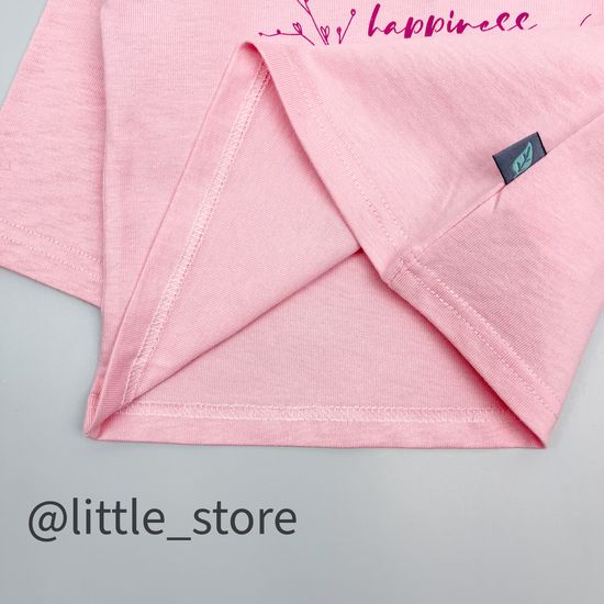 Лонгслив хлопковый, Розовый